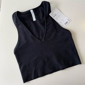 NWT Athleta Aurora Crop Rib Tank